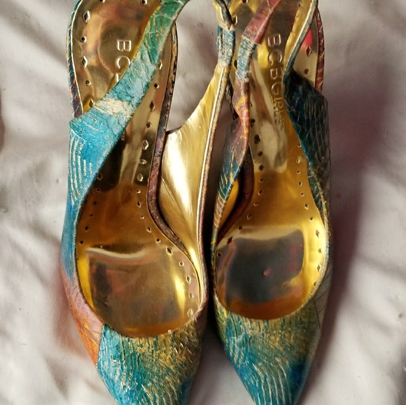 BCBG heels, multi color - Picture 3 of 4
